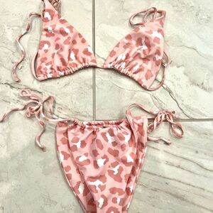 Skatie Swim - Pink Leopard - Coco